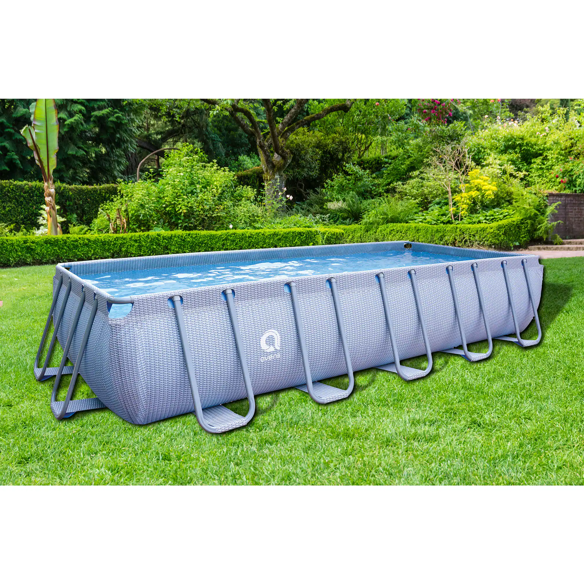 JLeisure 17.72-Feet x 8.2-Feet x 39.37-Inches Metal frame Rectangle Above-Ground Pool