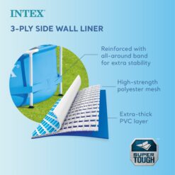 Intex 10-Feet x 10-Feet x 30-Inches Metal frame Round Above-Ground Pool