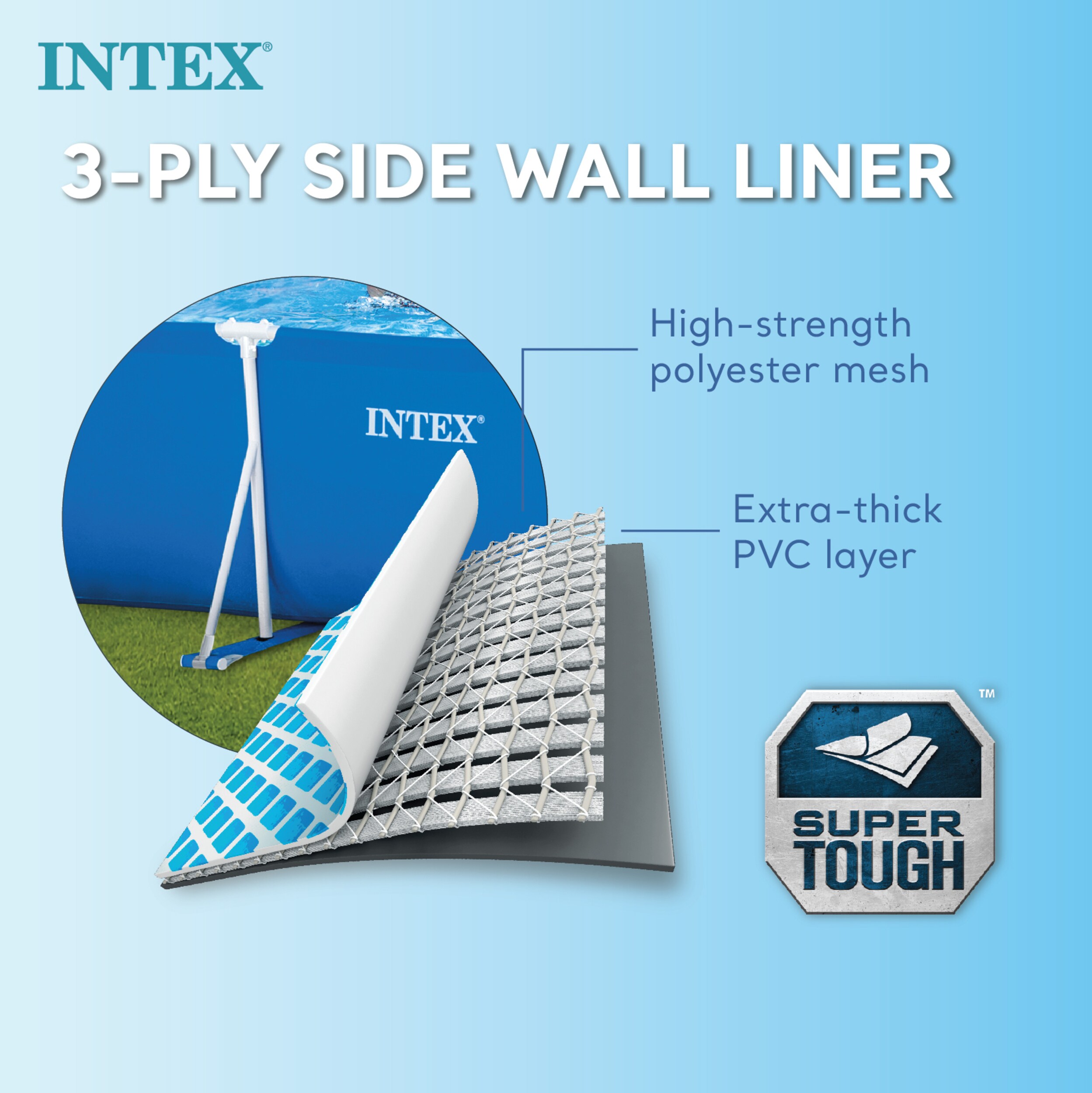 Intex 28279EH 14.9-Feet x 7.2-Feet x 33-Inches Metal frame Rectangle Above-Ground Pool with Filter Pump