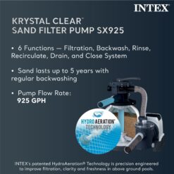 Intex 14-Feet x 14-Feet x 42-Inches Metal frame Round Above-Ground Pool with Filter Pump