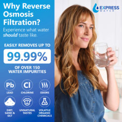 Express Water ROT600ALKMBN 6-stage Multi-method Reverse Osmosis Filtration System