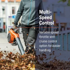 Husqvarna 525BX 25-cc 2-cycle 493-CFM 192-MPH Gas Handheld Leaf Blower