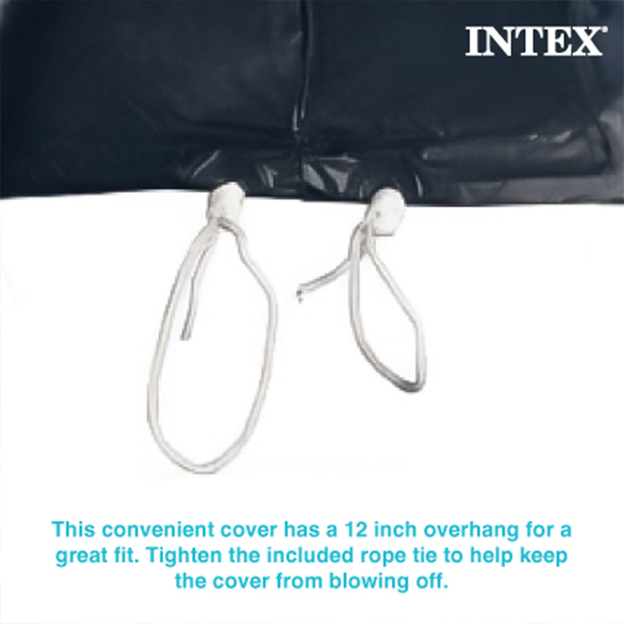 Intex 12-Feet x 12-Feet x 30-Inches Inflatable top ring Round Above-Ground Pool with Filter Pump with Pool Cover