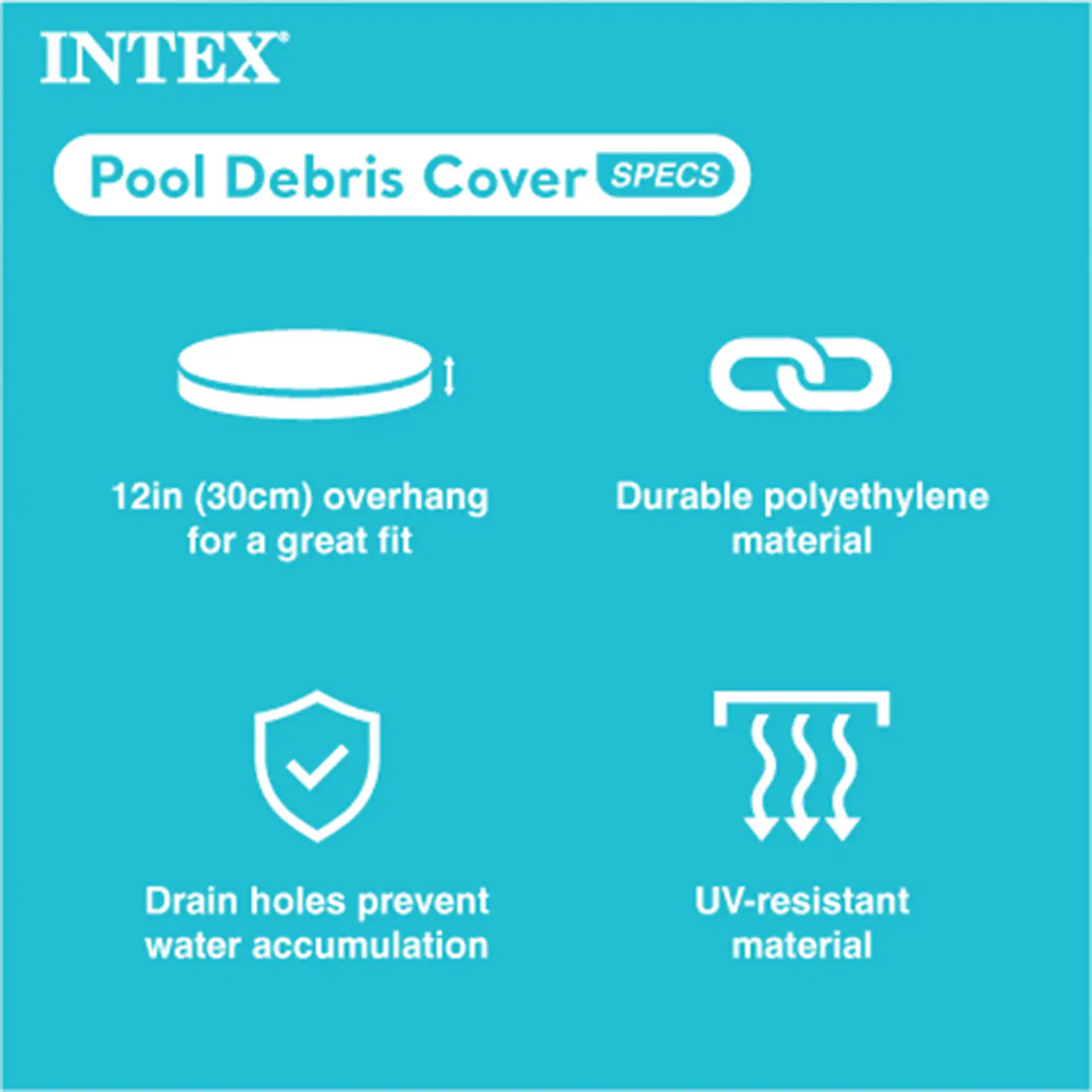 Intex 12-Feet x 12-Feet x 30-Inches Inflatable top ring Round Above-Ground Pool with Filter Pump with Pool Cover