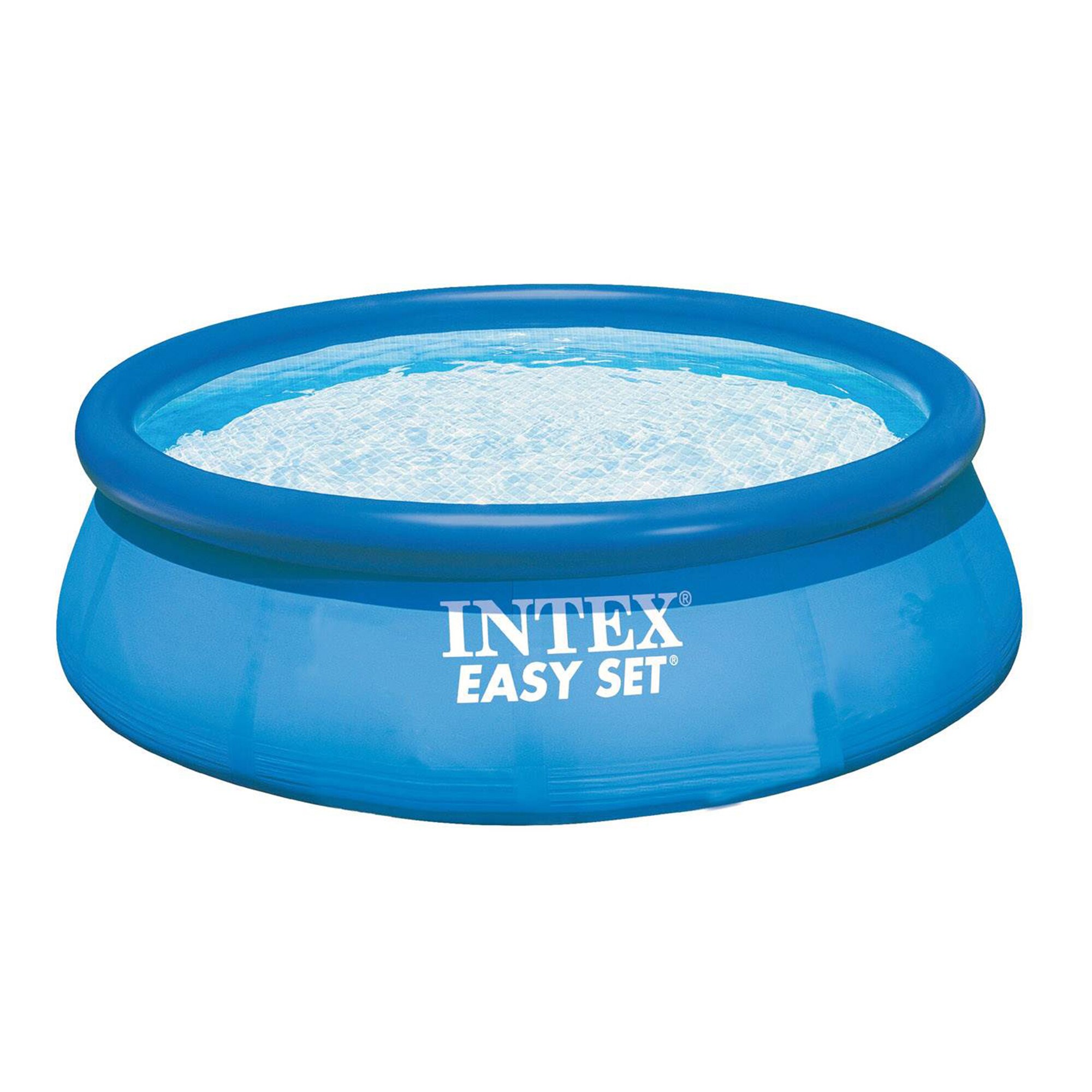 Intex 12-Feet x 12-Feet x 30-Inches Inflatable top ring Round Above-Ground Pool with Filter Pump with Pool Cover