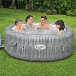 Bestway SaluSpa 140 Jet 6 -Person Inflatable Round Hot Tub (Cover Included)