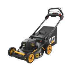 CAT 60-volt , ( 1 ) 5 Ah 21-in Self Propelled Battery Walk Mower, Bagger Included