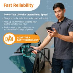ChargePoint Home Flex Level 2 Hardwired EV Electric Vehicle Charging Station-up to 50 Amps/ 240-Volt with 23-ft Cable