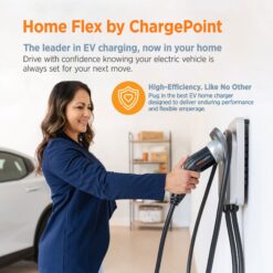 ChargePoint Home Flex Level 2 NEMA 6-50r Plug In EV Electric Vehicle Charging Station-up to 50 Amps/ 240-Volt with 23-ft Cable