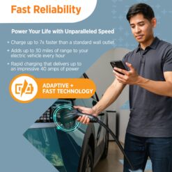 ChargePoint Home Flex Level 2 NEMA 6-50r Plug In EV Electric Vehicle Charging Station-up to 50 Amps/ 240-Volt with 23-ft Cable