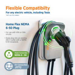 ChargePoint Home Flex Level 2 NEMA 6-50r Plug In EV Electric Vehicle Charging Station-up to 50 Amps/ 240-Volt with 23-ft Cable