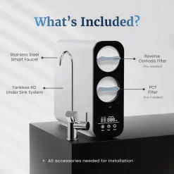 Mist MRO003 4-stage Carbon block Reverse Osmosis Filtration System