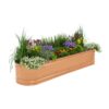 Vego Garden 42-Inches W x 78-Inches L x 17-Inches H Terra Cotta Galvanized Metal Raised Garden Bed