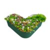 Vego Garden 66-Inches W x 66-Inches L x 17-Inches H British Green Galvanized Metal Raised Garden Bed