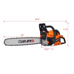 Wildaven 2-cycle 20-in Gas Chainsaw