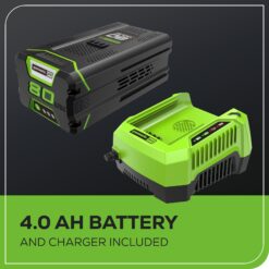 Greenworks 80-volt 610-CFM 180-MPH Battery Backpack Leaf Blower 4 Ah (Battery and Charger Included)