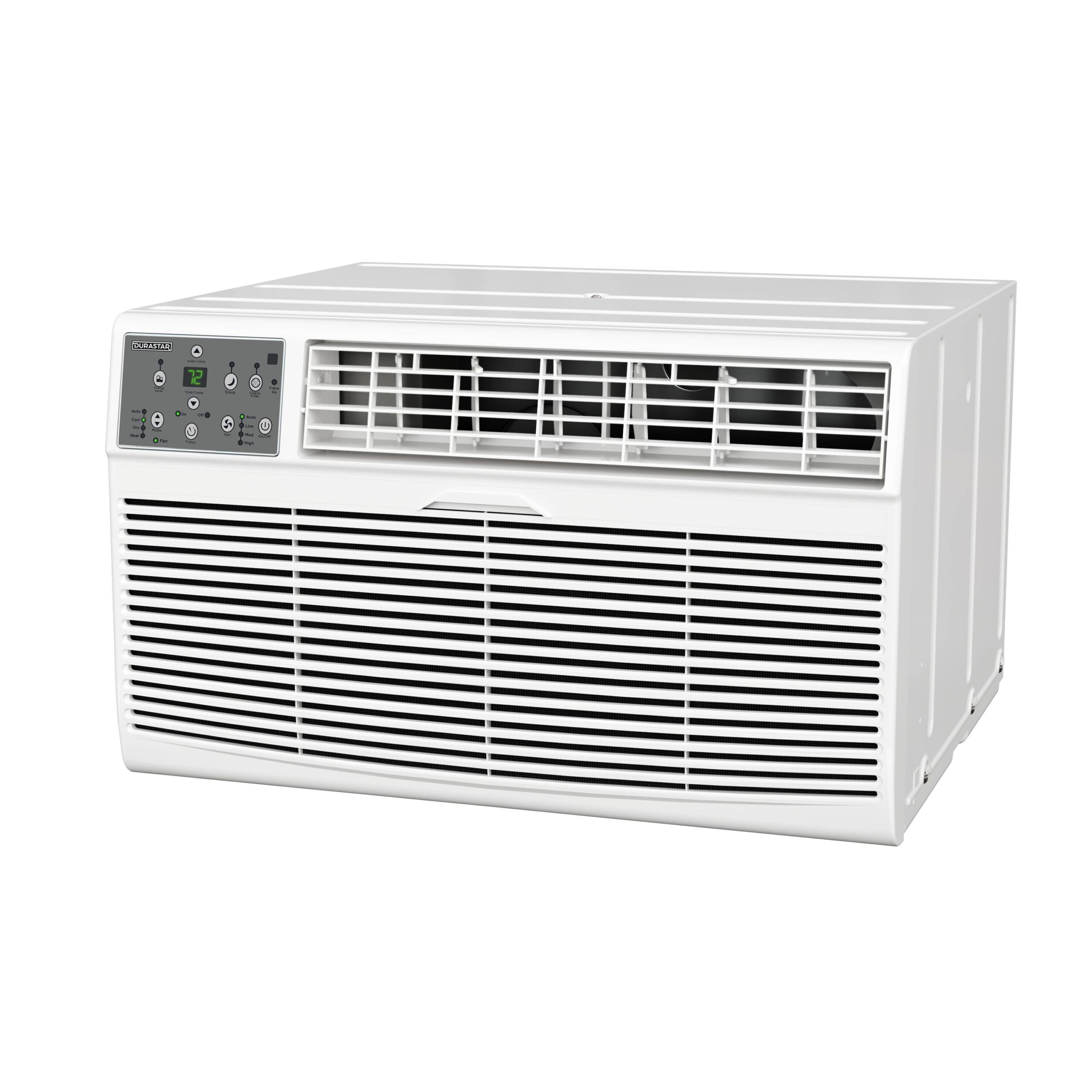 DURASTAR 10000-BTU 450-sq ft 208 Volts White Through-the-wall Air Conditioner Heater Included with Remote
