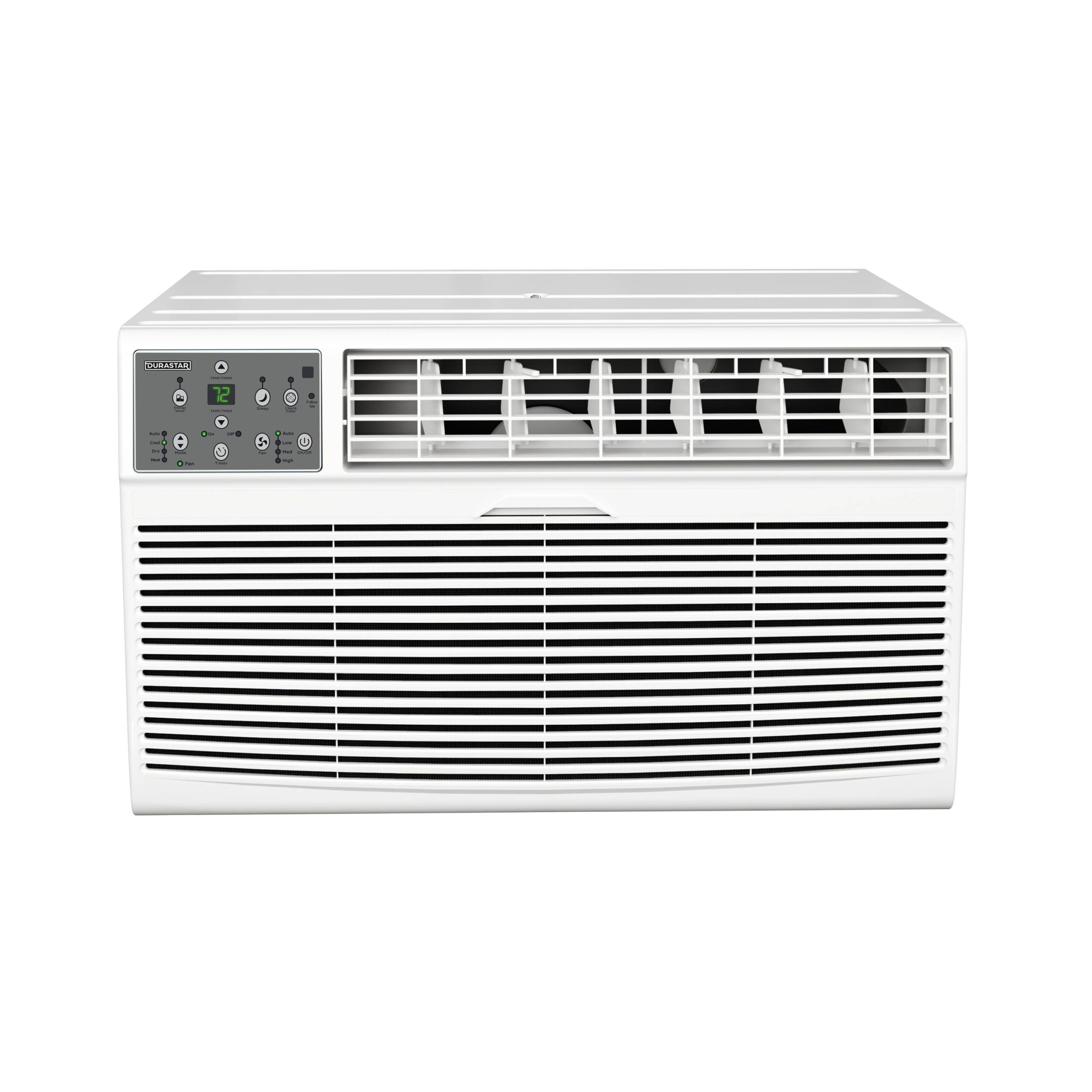 DURASTAR 14000-BTU 700-sq ft 208 Volts White Through-the-wall Air Conditioner Heater Included with Remote