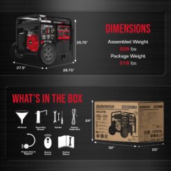 DuroStar 13000 / 10500 -Watt Dual fuel Portable Generator