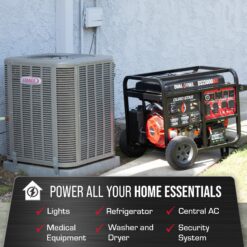 DuroStar 13000 / 10500 -Watt Dual fuel Portable Generator