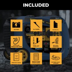 Firman Whisper 4125 -Watt Dual Fuel (Gasoline/Propane) Inverter Generator