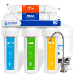 Express Water RO10DBN 5-stage Multi-method Reverse Osmosis Filtration System