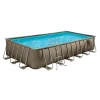 Funsicle 24-ft x 12-ft x 52-in Metal frame Rectangle Above-Ground Pool with Filter Pump with Ground Cloth with Pool Cover with Ladder