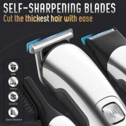 Ufree Beard Trimmer for Men, Waterproof Electric Razor for Nose, Body, Face and Mustache, Cordless Hair Clippers Shavers
