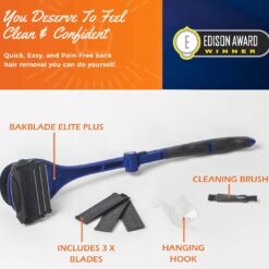 Bakblade 2.0/ELITE PLUS - Back Hair Removal and Body Shaver (DIY)