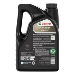 Castrol Edge Euro 0W-40 A3/B4 Advanced Full Synthetic Motor Oil, 5 Quarts