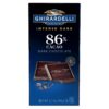 GHIRARDELLI Intensw Dark Chocolate Bar, 86% Cacao, 3.17 Oz Bar (Pack of 12)