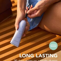 LADYSPOT Bikini Trimmer for Women, Pubic Hair Trimmer Women -Electric Hair Trimmer Shaver Razors for Women, Purple