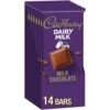 Cadbury Dairy Milk Chocolate Candy Bars, 3.5 oz (14 Count)
