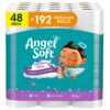 Angel Soft Toilet Paper with Fresh Lavender Scented Tube, 48 Mega Rolls = 192 Regular Rolls, Soft and Strong Toilet Tissue