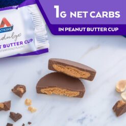 Atkins Endulge Peanut Butter Cups, Dessert Favorite, Low Carb, 0g Sugar, 60 Count