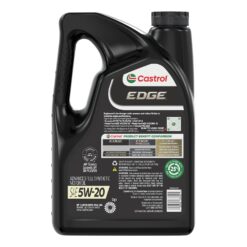 Castrol EDGE 5W-20 Advanced Full Synthetic Motor Oil, 5 Quarts