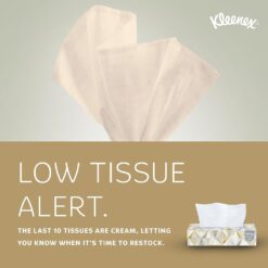 Kleenex Professional Facial Tissue, Bulk (21606), 2-Ply, White, Flat Boxed Format, (125 Tissues/Box, 48 Boxes, 6,000 Sheets/Case)