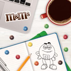 M&M'S Milk Chocolate Candy, Full Size 1.69 oz Bag, Pack of 36 Bulk Candy Chocolate