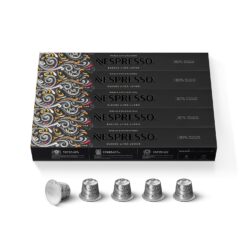 Nespresso Original Line, Buenos Aires Lungo, Light Roast Coffee, 50 Count Espresso Coffee Pods