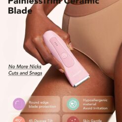 LADYSPOT Electric Shaver for Women, Women Shaving & Grooming Sets, with 3 Guard and Replaceable Ceramic Blade Heads