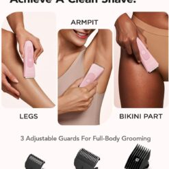 LADYSPOT Electric Shaver for Women, Women Shaving & Grooming Sets, with 3 Guard and Replaceable Ceramic Blade Heads