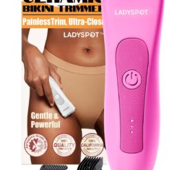 LADYSPOT Electric Razors for Women, Shaving and Grooming Sets with 3 Gurad and Replaceable Ceramic Blade Heads, Rose Red