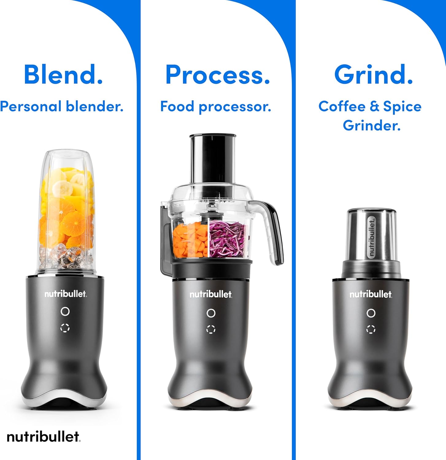 Nutribullet Ultra Plus+ Compact Kitchen System Gunmetal Gray
