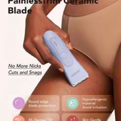 LADYSPOT Bikini Trimmer for Women, Pubic Hair Trimmer Women -Electric Hair Trimmer Shaver Razors for Women, Purple