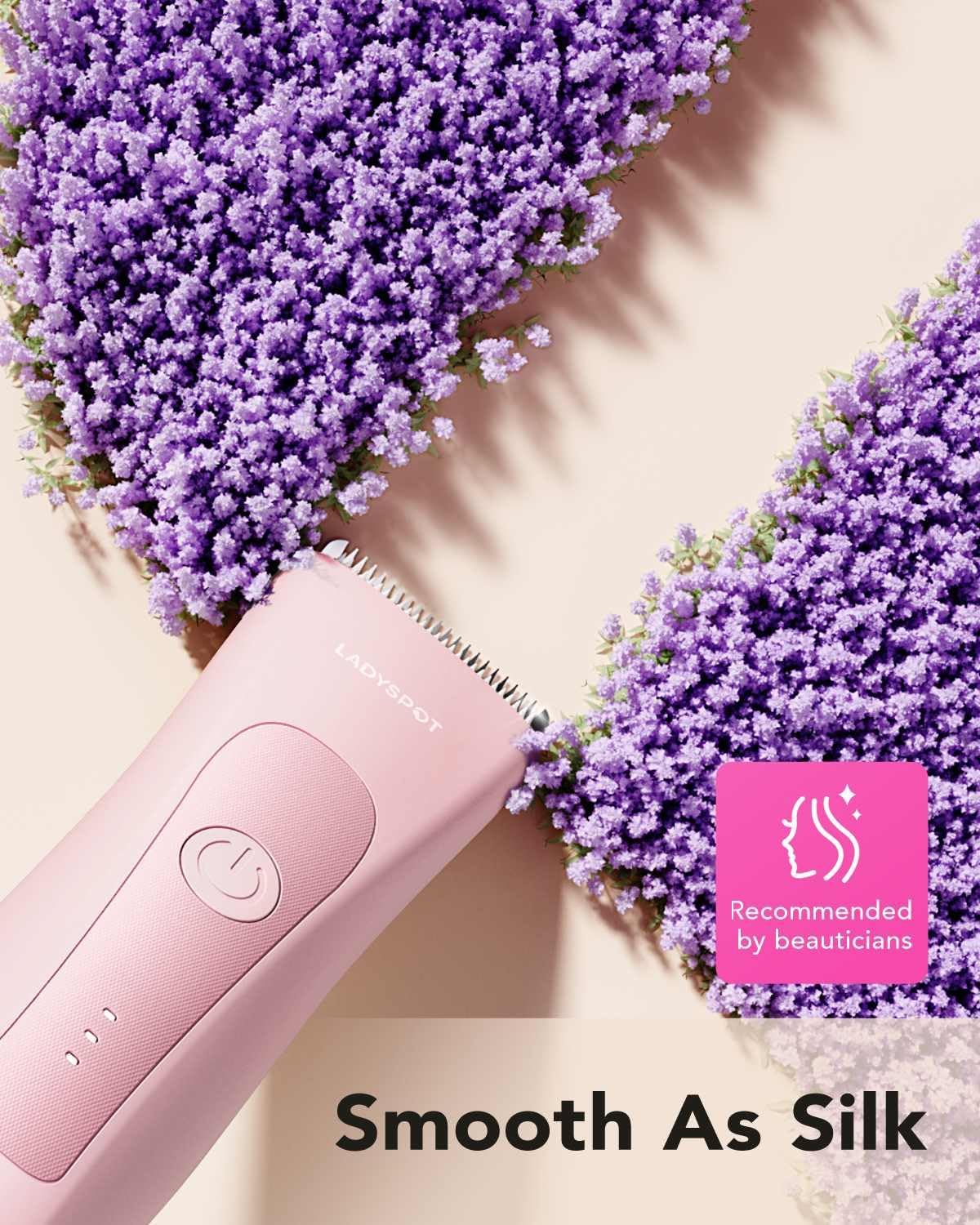 LADYSPOT Electric Shaver for Women, Women Shaving & Grooming Sets, with 3 Guard and Replaceable Ceramic Blade Heads