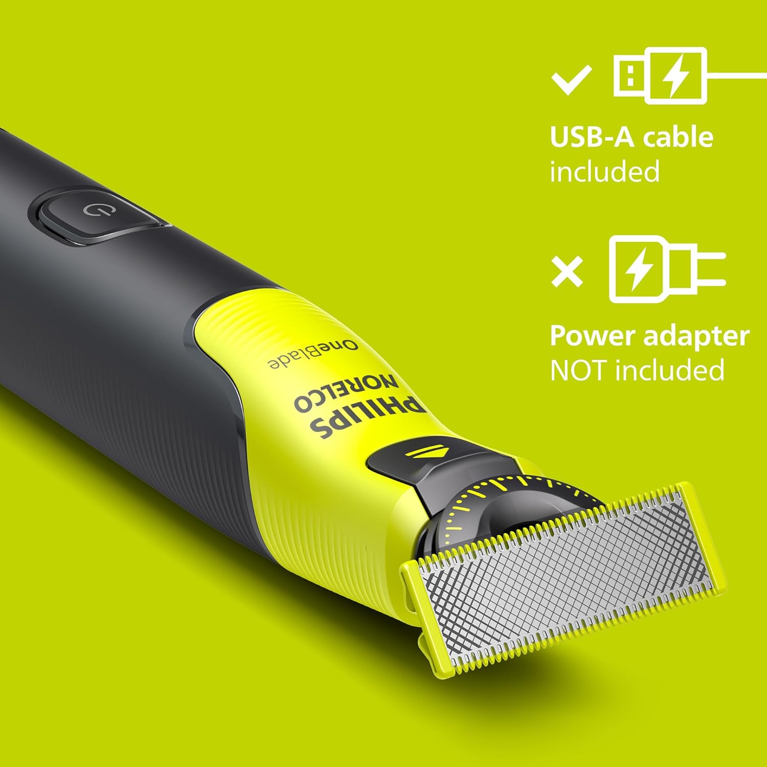Philips Norelco OneBlade 360 with Connectivity Hybrid Face, Electric Beard Trimmer, Shaver with 360 Blade Tech & 1hr Fast Charge