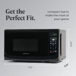 Farberware Classic 0.7 Cu. Ft. Countertop Microwave, Black (FMO07ABTBKA)