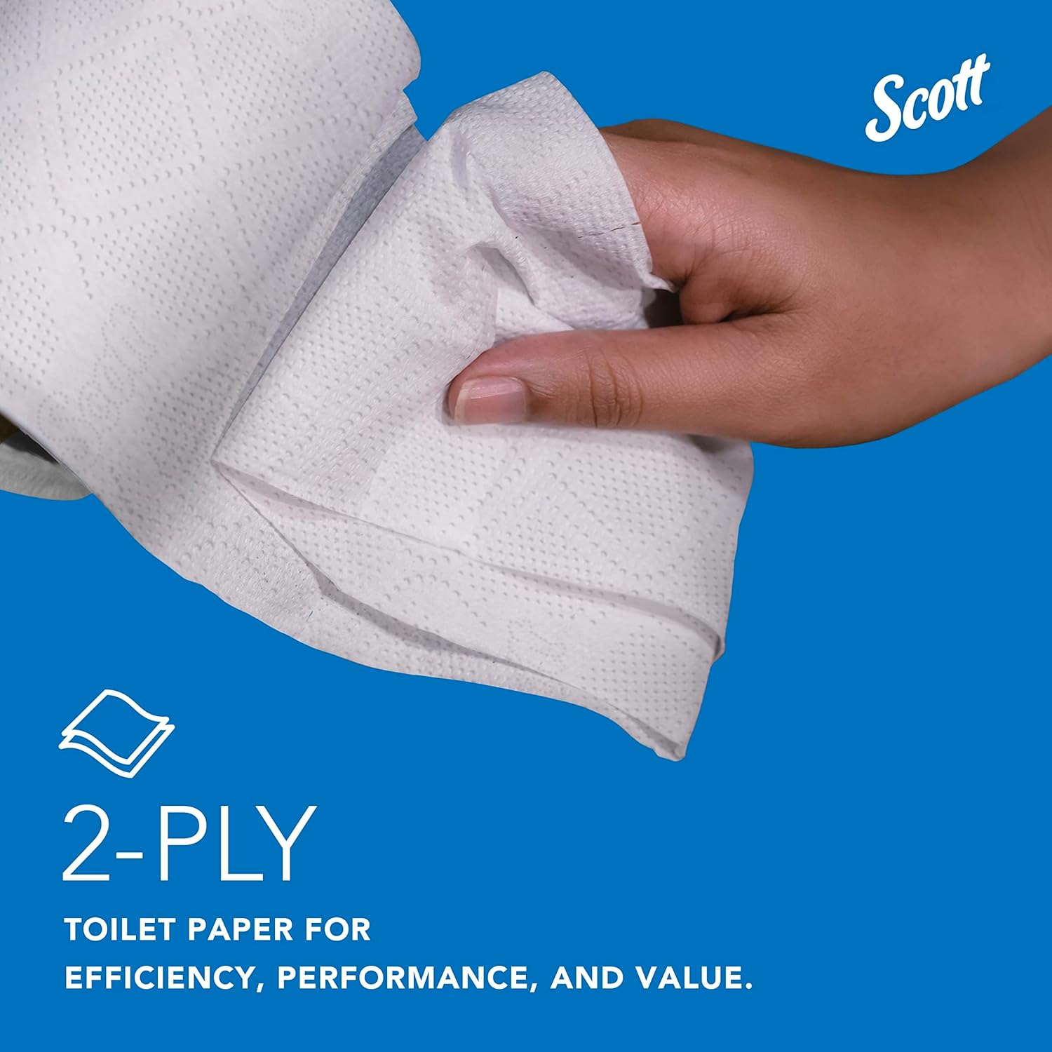 Scott Professional 100% Recycled Fiber Standard Roll Bulk Toilet Paper, 2-Ply, White, (80 Rolls of 473 Sheets, 37,840 Sheet Total)