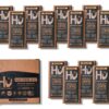 Hu Chocolate Bars, 12 Pack Hazelnut Coffee Crunch Chocolate, Natural Organic Vegan, Fair Trade Dark Chocolate, 2.1oz Each