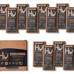 Hu Chocolate Bars, 12 Pack Hazelnut Coffee Crunch Chocolate, Natural Organic Vegan, Fair Trade Dark Chocolate, 2.1oz Each